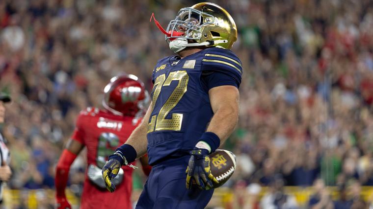 Marcus Freeman Reacts to Notre Dame RBs Replacing Jeremiyah Love, Jadarian Price in Opening Win